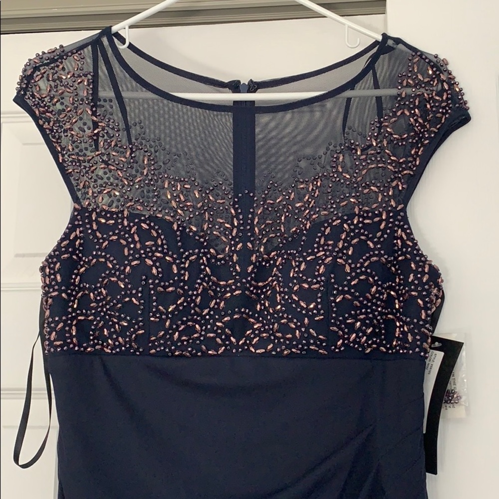 NWT! Navy blue midi dress